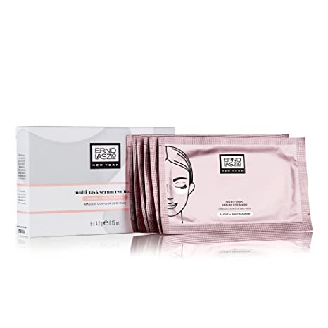 Erno Laszlo Multi-Task Serum Eye Mask | Hydrate & Nourish | Improve Fine Lines & Dark Circles | 6 Sets of Masks (0.15 Fl Oz each)