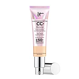 it COSMETICS Your Skin But Better Cc+ Cream Illumination, Light Medium (C) - Full-Coverage Foundation, Hydrating Serum & Spf 50+ Sunscreen - Radiant Finish - 1.08 Fl Oz Light Medium (Cool Undertone)