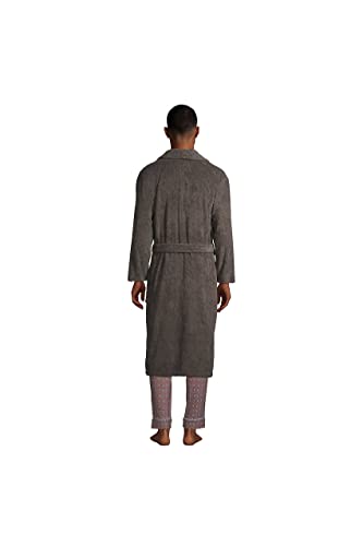 Lands' End Men's Turkish Terry Cloth Robe Calf Length with Pockets