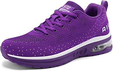 STQ Women's Running Shoes Breathable Air Cushion Sneakers