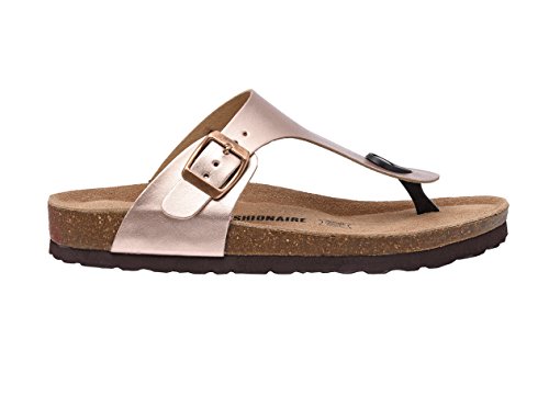 CUSHIONAIRE Women's Leah Cork footbed Sandal with +Comfort